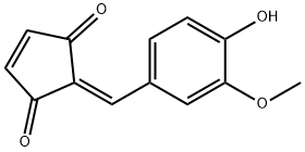 2-(3'-methoxy-4'-hydroxybenzylidene)cyclopentene-1,3-dione|