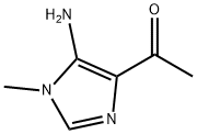 Ethanone, 1-(5-amino-1-methyl-1H-imidazol-4-yl)- (9CI) 化学構造式