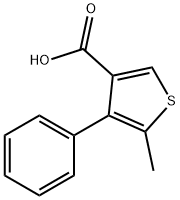 5-甲基-4-苯基-3-噻吩甲酸, 557792-56-0, 结构式