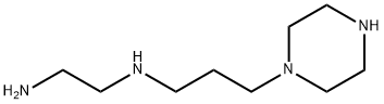 1,2-Ethanediamine,N-[3-(1-piperazinyl)propyl]-(9CI) Structure