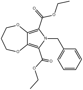 DIETHYL 1-BENZYL-3,4-PROPYLENEDIOXYPYRR& Structure