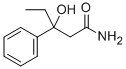 beta-hydroxy-beta-ethyl-phenylpropionamide Struktur
