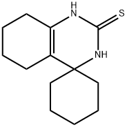 5,6,7,8-テトラヒドロスピロ[キナゾリン-4(1H),1'-シクロヘキサン]-2(3H)-チオン 化学構造式