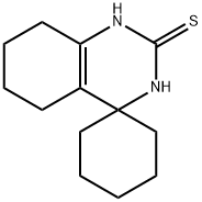 2-螺[1,3,5,6,7,8-六氢喹唑啉-4,1'-环己烷]硫酮 结构式