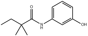 2,2-Dimethyl-N-(3-hydroxyphenyl)butyramide,55791-91-8,结构式