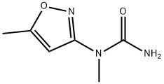 Urea, N-methyl-N-(5-methyl-3-isoxazolyl)- (9CI),55808-24-7,结构式
