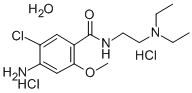 METOCLOPR酰胺 二盐酸盐 单水合物, 5581-45-3, 结构式