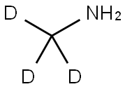 (2H3)メチルアミン 化学構造式