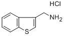 1-ベンゾチオフェン-3-イルメチルアミン塩酸塩 化学構造式
