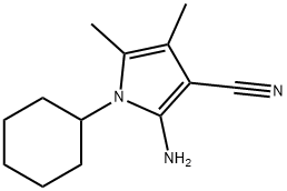 2-AMINO-1-CYCLOHEXYL-4,5-DIMETHYL-1H-PYRROLE-3-CARBONITRILE|2-氨基-1-环己基-4,5-二甲基-1H-吡咯-3-甲腈