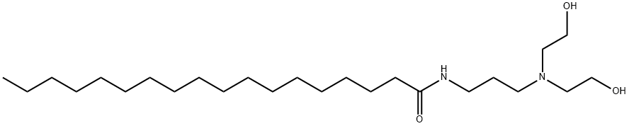 N-[3-[bis(2-hydroxyethyl)amino]propyl]stearamide Struktur