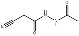 cyanoacetic 2-acetylhydrazide Structure