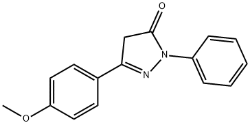 3 - (4 - 甲氧基苯基)-1 - 苯基- 1H -吡唑-5 - 醇, 55828-88-1, 结构式