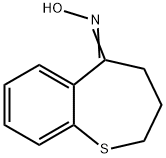 3,4-dihydro-1-benzothiepin-5(2H)-one oxime Structure