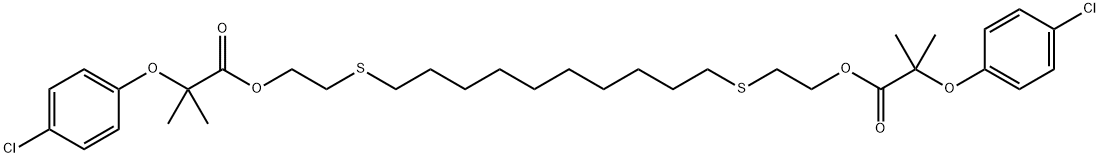 Tiafibrate Structure