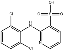 2-[(2,6-DICHLOROPHENYL)AMINO]-PYRIDINE-3-SULFONIC ACID Structure