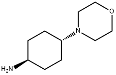 CyclohexanaMine, 4-(4-Morpholinyl)-, trans- Structure
