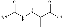 Propanoic acid, 2-[2-(aminocarbonyl)hydrazino]- (9CI) 化学構造式