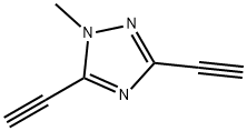 1H-1,2,4-Triazole, 3,5-diethynyl-1-methyl- (9CI),55847-48-8,结构式