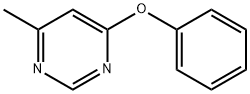 PYRIMIDINE, 4-METHYL-6-PHENOXY- Structure