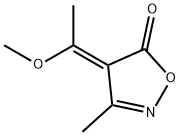 5(4H)-Isoxazolone,4-(1-methoxyethylidene)-3-methyl-,(E)-(9CI) Struktur