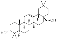 (3ALPHA)-OLEAN-12-ENE-3,28-DIOL Struktur