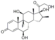 6β-ヒドロキシデキサメタゾン 化学構造式