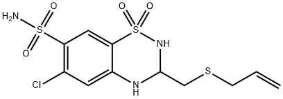 阿尔噻嗪 结构式