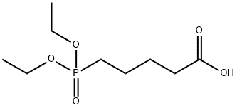5-(二乙基膦羧基)戊酸 结构式