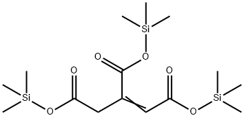 1-プロペン-1,2,3-トリカルボン酸トリス(トリメチルシリル) 化学構造式