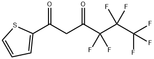 4,4,5,5,6,6,6-HEPTAFLUORO-1-(2-THIENYL)-1,3-HEXANEDIONE Struktur