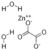 Zinc(2+) oxalate dihydrate 化学構造式