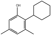 2-シクロヘキシル-3,5-キシレノール 化学構造式