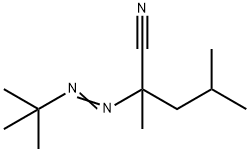 2-[(1,1-dimethylethyl)azo]-2,4-dimethylvaleronitrile Structure