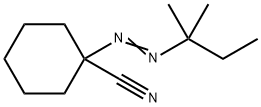 1-[(1,1-dimethylpropyl)azo]cyclohexanecarbonitrile,55912-19-1,结构式