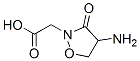 2-Isoxazolidineacetic acid, 4-amino-3-oxo- (9CI) Structure