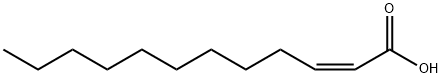 反-2-十二烯酸, 55928-65-9, 结构式