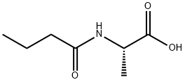 2-丁酰基氨基丙酸, 55930-29-5, 结构式