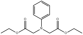 2,2'-(Phenylimino)bis(acetic acid ethyl) ester Structure