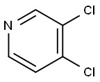 3,4-ジクロロピリジン 化学構造式