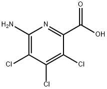 2-Pyridinecarboxylic acid, 6-amino-3,4,5-trichloro-,55934-03-7,结构式