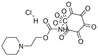 2-(1-piperidyl)ethyl N-(4-octoxyphenyl)carbamate hydrochloride Struktur
