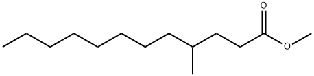 4-Methyldodecanoic acid methyl ester Structure