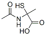 N-Acetyl-2-mercapto-DL-alanine Struktur