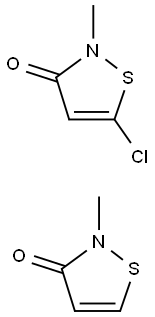 Methylchloroisothiazolinone/methylisothiazolinone mixture (MCIT/MIT) Struktur