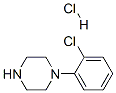 1-(o-chlorophenyl)piperazine hydrochloride Struktur