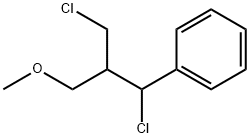 [1-Chloro-2-(chloromethyl)-3-methoxypropyl]benzene Struktur