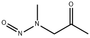 N-ニトロソメチル(2-オキソプロピル)アミン 化学構造式