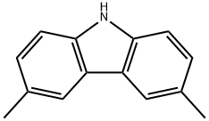 3,6-ジメチルカルバゾール 化学構造式