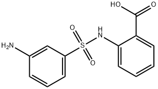 2-(3-AMINO-BENZENESULFONYLAMINO)-BENZOIC ACID Structure